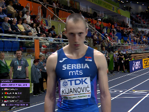 Кијановић 15. најбржи четристометраш на Светском дворанском првенству 