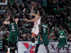 Звезда се угасила у последњој четвртини, Панатинаикос после преокрета до велике победе