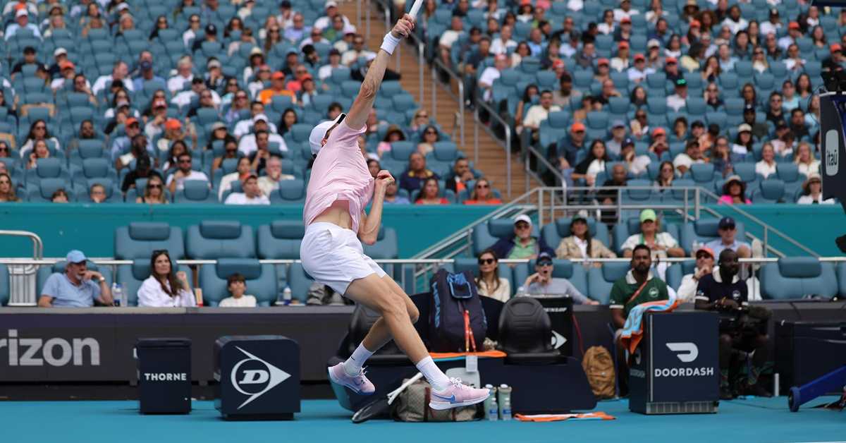 Први после Ђоковића и Федерера - Синер у Мајамију комплетирао "Саншајн дабл"