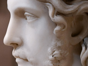 Вођена као дело непознатог аутора, биста Христа Спаситеља сада је приписана мајстору Микеланђелу