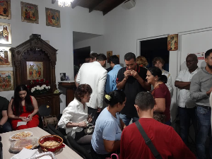 Васкрс у Колумбији - крштен нови православац, узео име по патријарху Порфирију