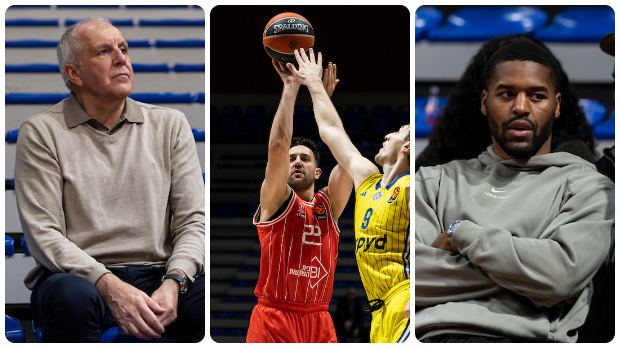 Обрадовић и Звездини играчи у 