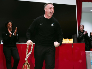 Рајаковићева плеј-оф еуфорија у свлачионици - велики успех и славље Репторса