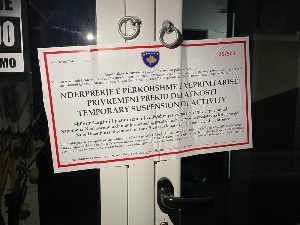 Затворено више угоститељских објеката у северном делу Косовске Митровице