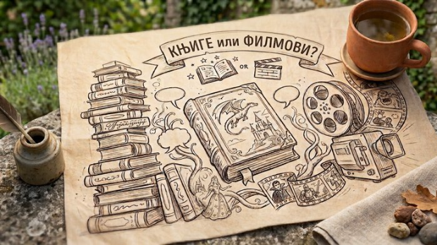 Драмофон: Књиге или филмови