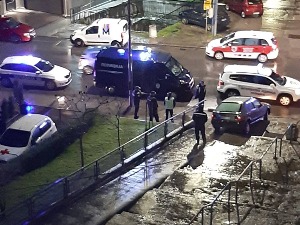 Крушевац, возио аутомобил под дејством алкохола низ степенице