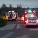 Возило ударило у далеководну бандеру у селу Доња Трепча