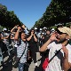 Сукоб демонстраната и полиције на протестима у Тунису