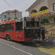 Изгорео аутобус на линији 79 у Миријеву