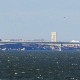 Запалио се шлепер на Пупиновом мосту, успорен саобраћај