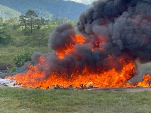 Хондурас, кокаин у пламену