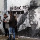 Мурал Ратка Младића није уклоњен, активисткиње слику засуле јајима