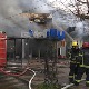 Догашава се пожар у тржном центру у Обреновцу, две женске особе се воде као нестале