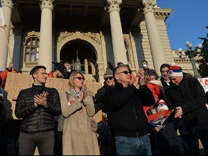 И данас одржан скуп подршке Новаку Ђоковићу