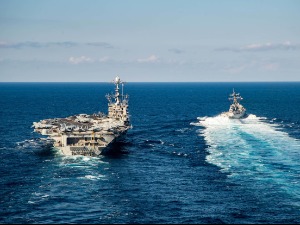 "Удар Нептуна" у Средоземном мору, звезда маневара носач авиона "Труман"