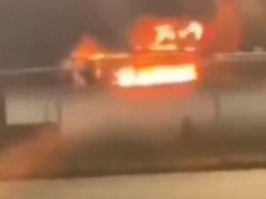 Амерички бомбардер се запалио у бази у Тексасу, двоје повређено