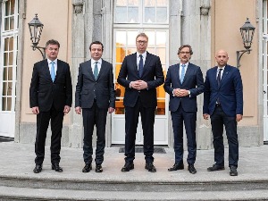 Вучић: Хвала немачким домаћинима на организацији дијалога Београда и Приштине
