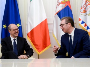 Вучић захвалио амбасадору Италије за унапређење односа