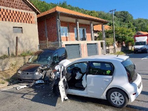 Несрећа код Крушевца, двоје повређено