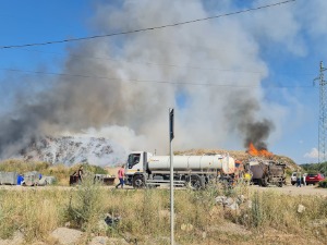 Пожар на депонији у Ваљеву