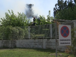Локализован пожар у фабрици ИМТ на Новом Београду