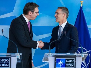 Вучић данас са Столтенбергом о безбедности на КиМ и бољој комуникацији са НАТО-ом