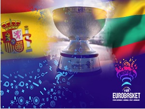 Кошарка - ЕП: Шпанија - Литванија