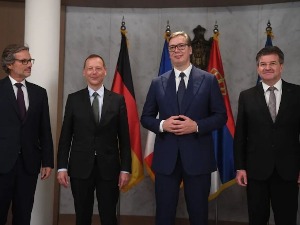 Вучић са европским преговарачима: Никаквог признања Косова неће бити