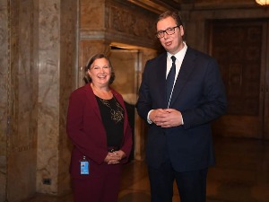 Вучић са Викторијом Нуланд: Размотрили смо најбитнија глобална и регионална геополитичка питања