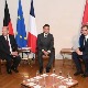 Вучић са Шолцом и Макроном: Верујем да сам одговорно заступао нашу земљу