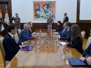 Вучић са Боцан Харченком о КиМ, билатералној сарадњи и о геополитичкој ситуацији