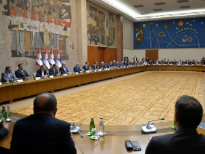 Председник Вучић са представницима Срба са Косова и Метохије