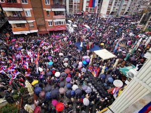 Са скупа у Северној Митровици поруке мира и да Срби остају своји на своме