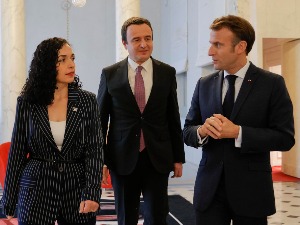 Османиjeва и Курти пренели Макрону да подржавају француско-немачки предлог