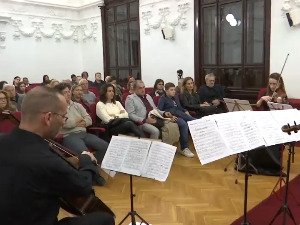 У сусрет Бемусу, гудачки квартет „Дифракције“ одржао концерт у Ваљевској гимназији