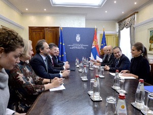 Дачић: Лајчак је још једном чуо да је Београд конструктиван партнер