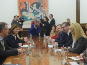 Вучић са Тањом Фајон: Словенија један од најзначајнијих партнера Србије