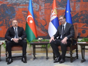 Вучић у посети Азербејџану, сутра с Алијевим
