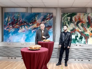 Спој емоције и покрета - српски сликар Немања Вучковић излаже „унутрашњи динамизам" у Бечу