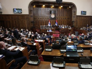 Скупштина Србије, наставак расправе о државним службеницима