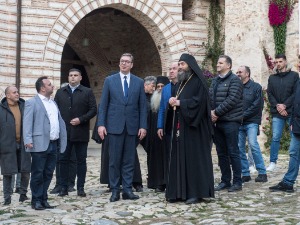 Вучић на Хиландару: Поносан сам што смо сачували нешто што је биће и суштина нашег народа