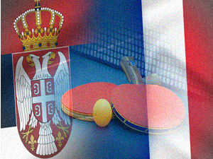 Стони тенис - Кв. за ЕП 2023: Србија - Француска