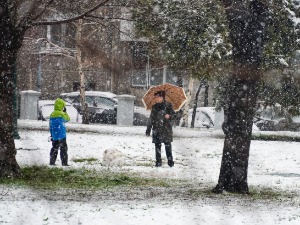 Снег до краја дана у целој Србији, температура до 5 степени