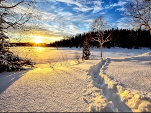 Снег у већини крајева, температура до  3 степена