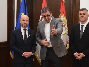 Вучић разговарао с Билчиком и Немецом о напретку Србије у евроинтеграцијама