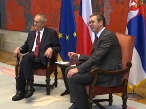 Вучић домаћин председнику Чешке Милошу Земану 29. и 30. јануара