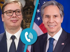 Вучић са Блинкеном о КиМ, европском путу Србије и билатералним односима