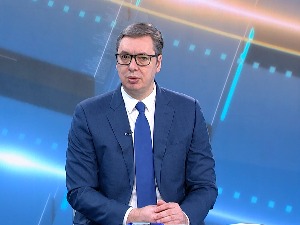 Вучић у Таковској 10: Наш одговор предат међународним представницима, не може да се прича о признању и уласку КиМ у УН