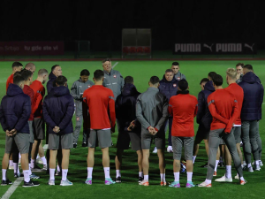 Фудбалери Србије одрадили први тренинг уочи утакмица против Белгије и Бугарске