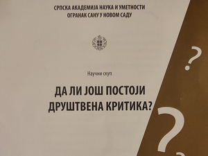 Да ли још постоји друштвена критика? Говори Владимир Гвозден